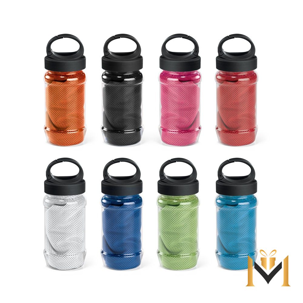 Kit Deportivo Refrescante: Botella + Toalla